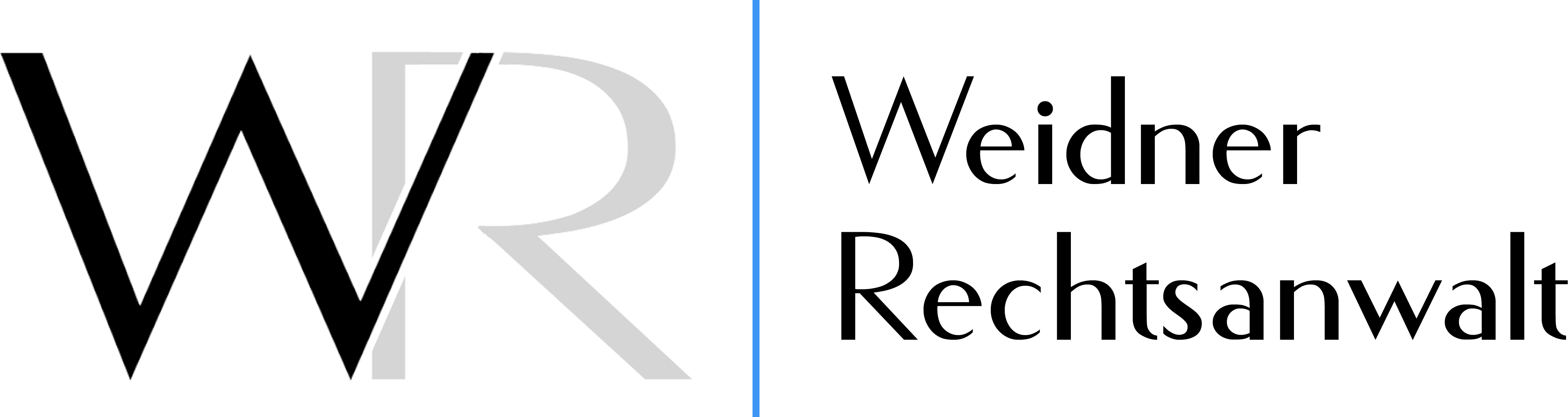 Rechtsanwalt Weidner Regensburg Logo quer
